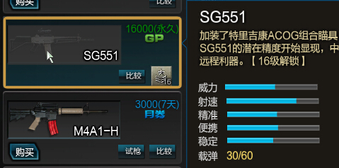 逆战SG551怎么获得_逆战SG551价格及评测